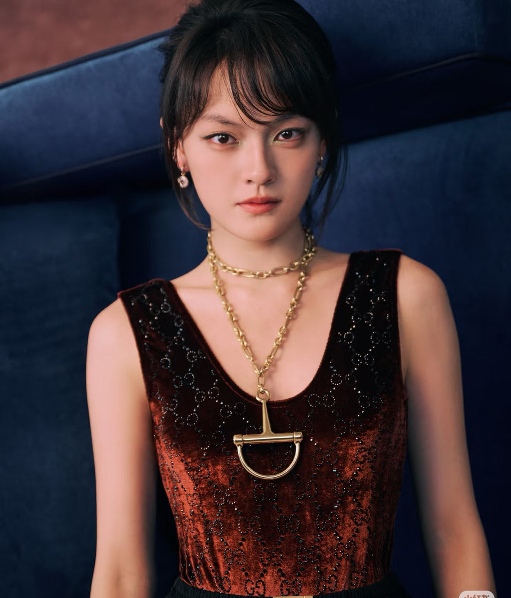 Gucci Interlocking G Gold-Tone Long Necklace - album image 2