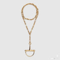 Gucci Interlocking G Gold-Tone Long Necklace - album image 1