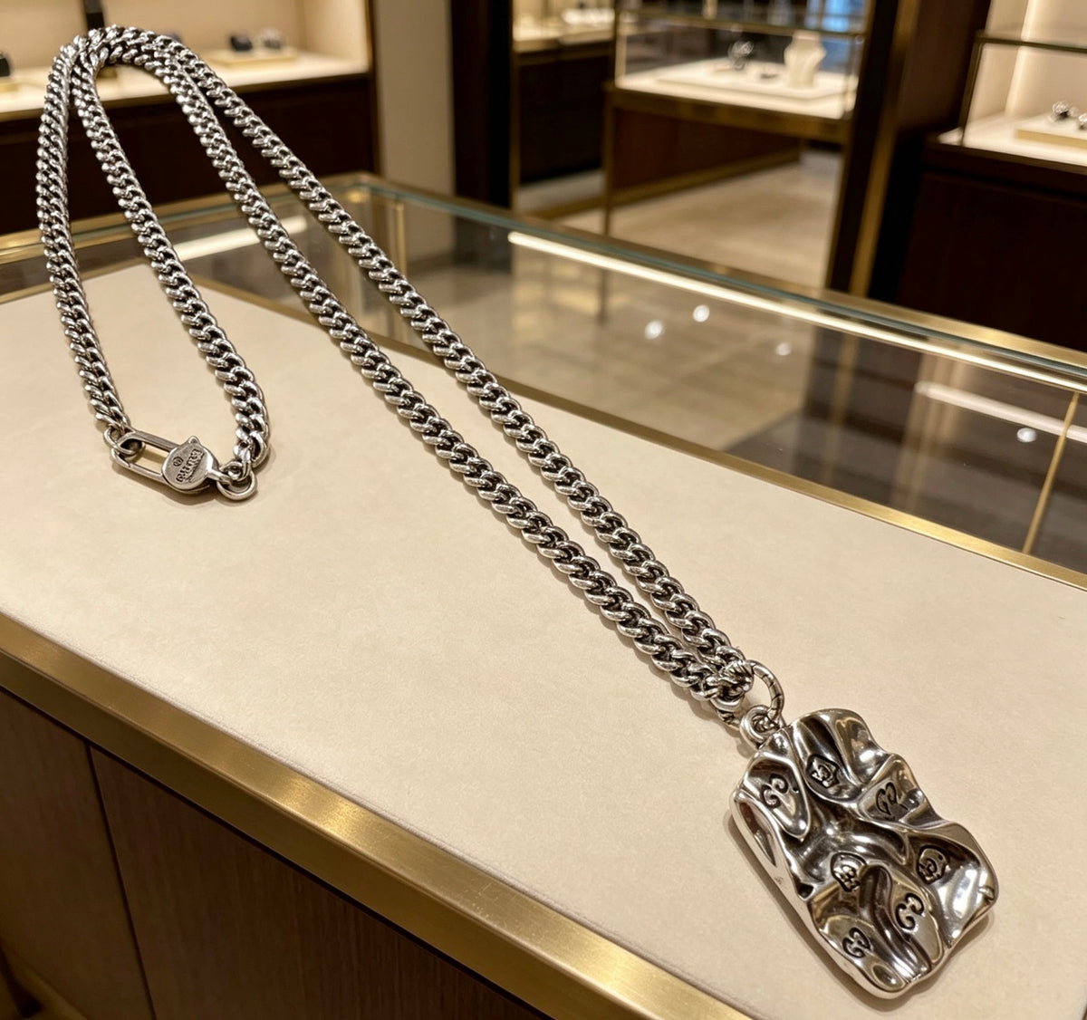Gucci Anger Forest Antiqued Chain Necklace - album image 4