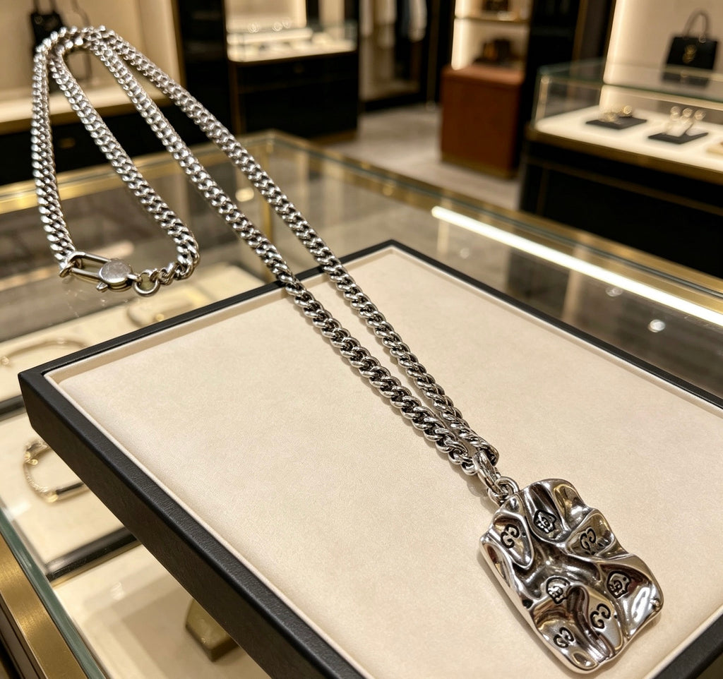 Gucci Anger Forest Antiqued Chain Necklace - album image 1