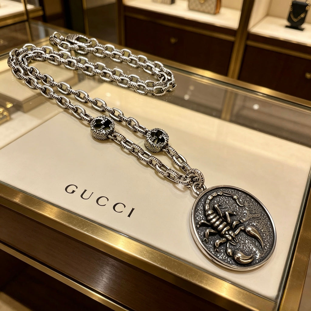 Gucci Anger Forest Antiqued Chain Necklace - album image 2