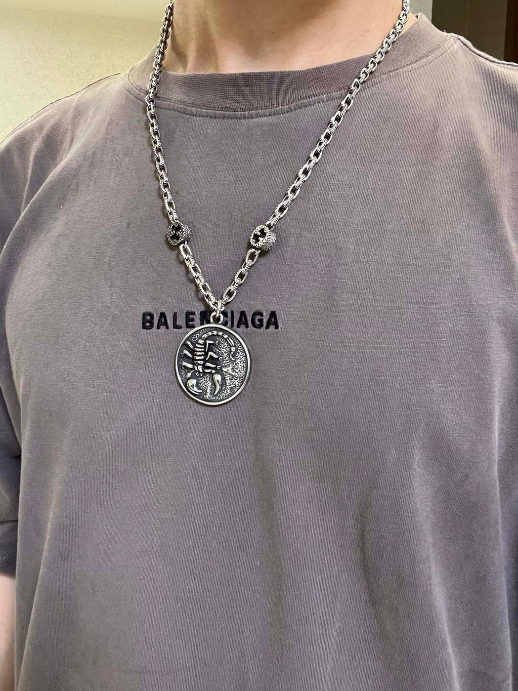 Gucci Anger Forest Antiqued Chain Necklace - album image 6