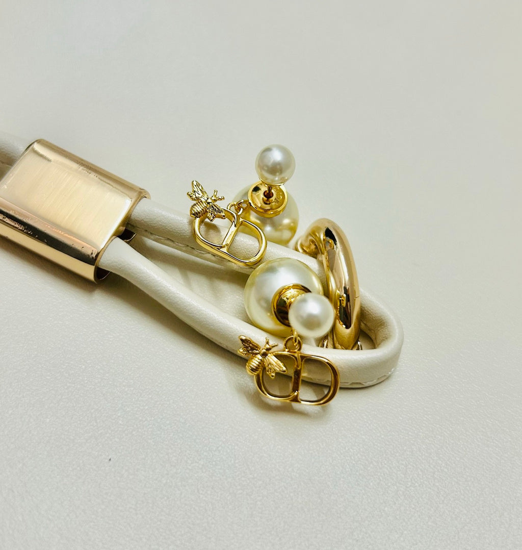 Dior CD Ribbon Knot Earrings - product image 10