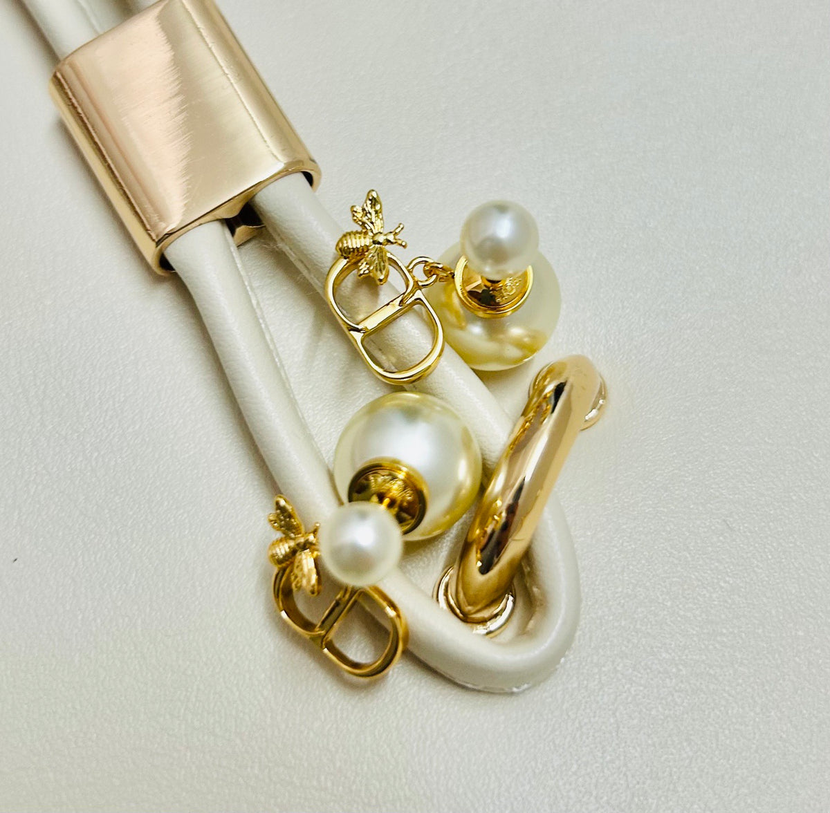 Dior CD Ribbon Knot Earrings - product image 11