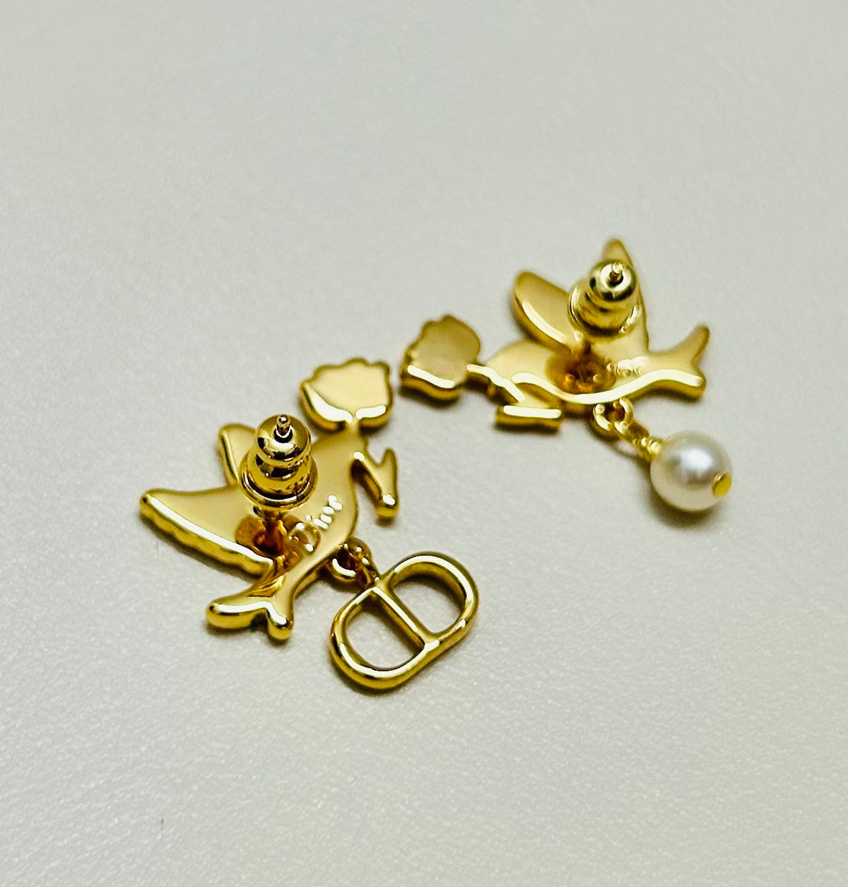 Dior Bird and Red Accent Earrings - product image 14