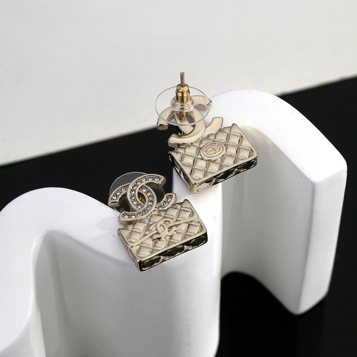 Chanel Gold-Tone Earrings - album image 5