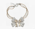 Chanel Bow Butterfly Chain Necklace - album image 1