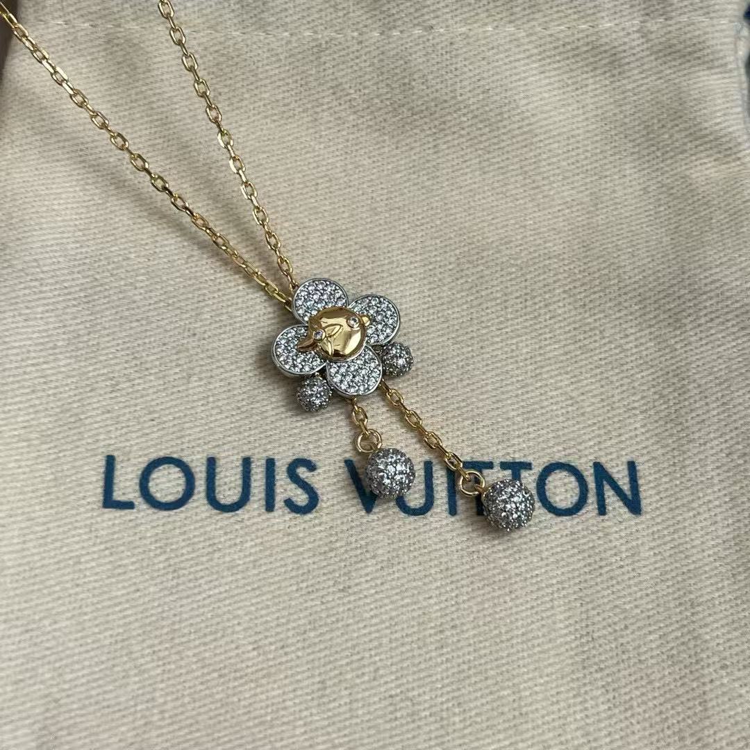 Louis Vuitton Sunflower LV Letter Necklace - album image 5