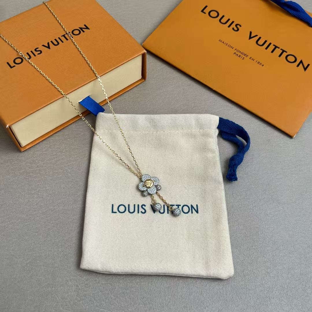 Louis Vuitton Sunflower LV Letter Necklace - album image 2