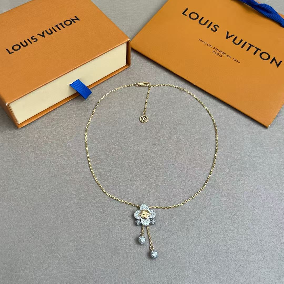 Louis Vuitton Sunflower LV Letter Necklace - album image 4