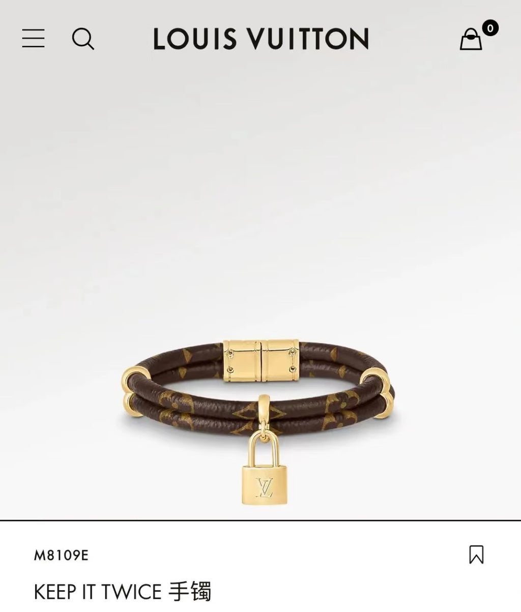 Louis Vuitton LV Letter Leather Bangle - album image 1