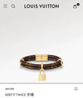 Louis Vuitton LV Letter Leather Bangle - album image 1