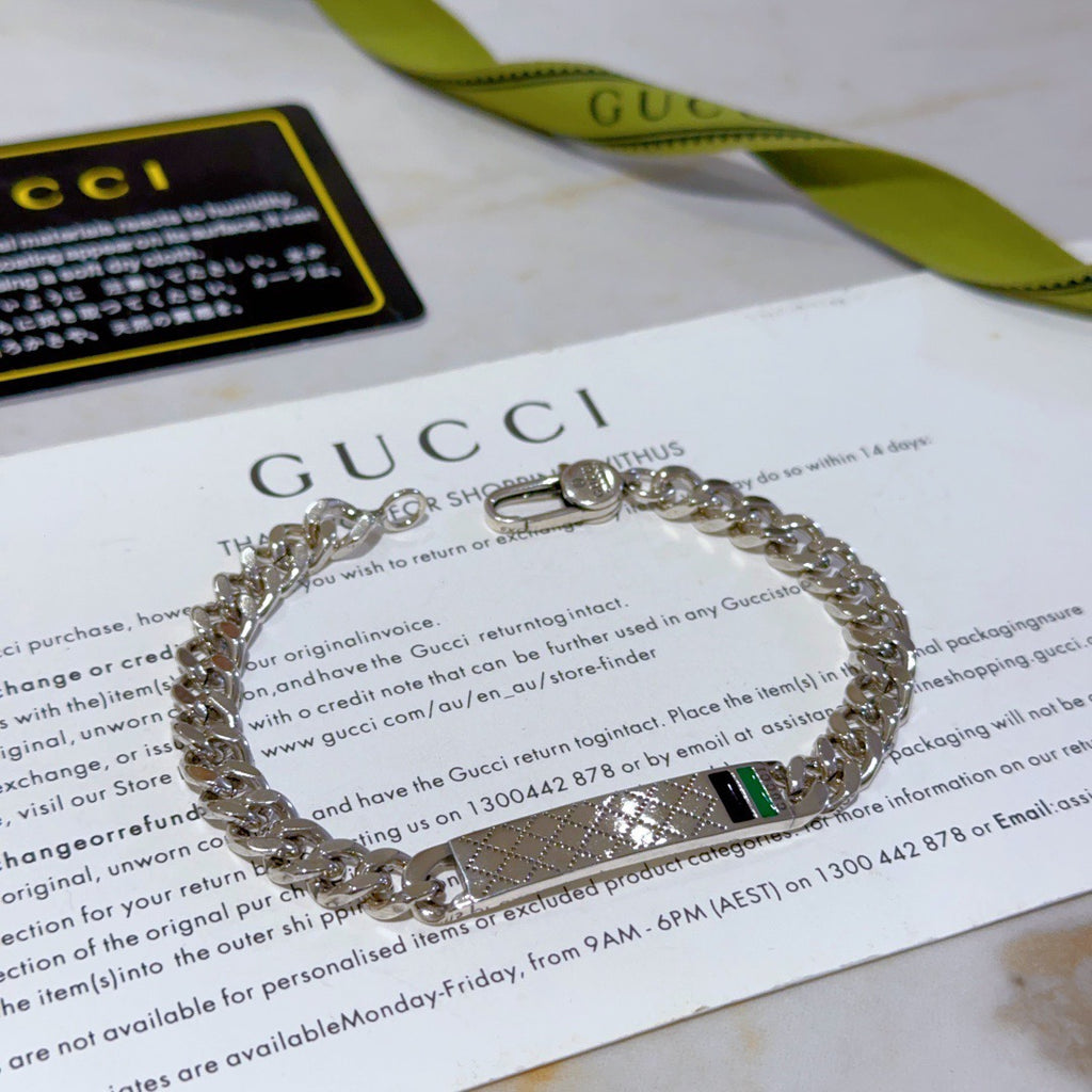 Gucci Enamel Green Bracelet - album image 8
