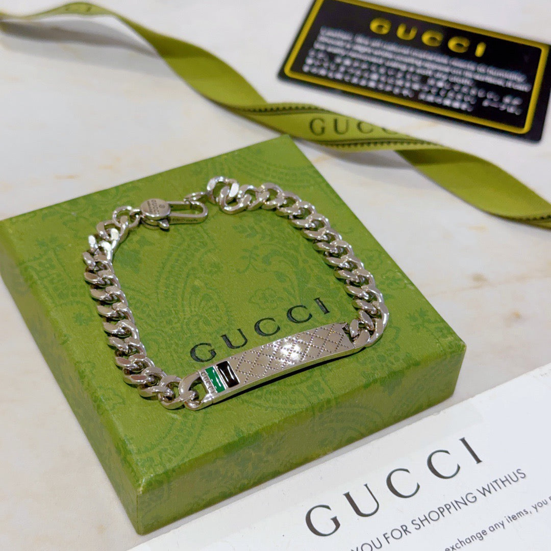 Gucci Enamel Green Bracelet - album image 6