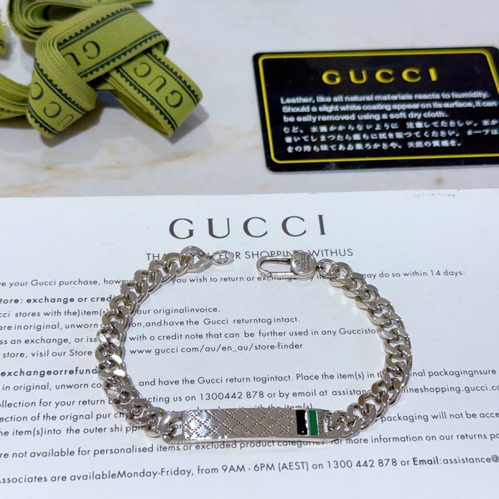 Gucci Enamel Green Bracelet - album image 2