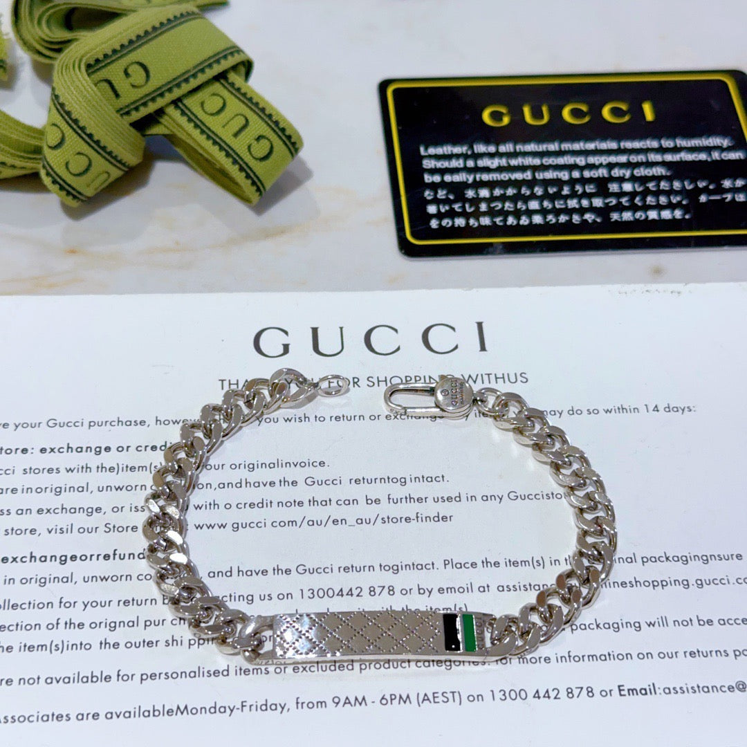 Gucci Enamel Green Bracelet - album image 2