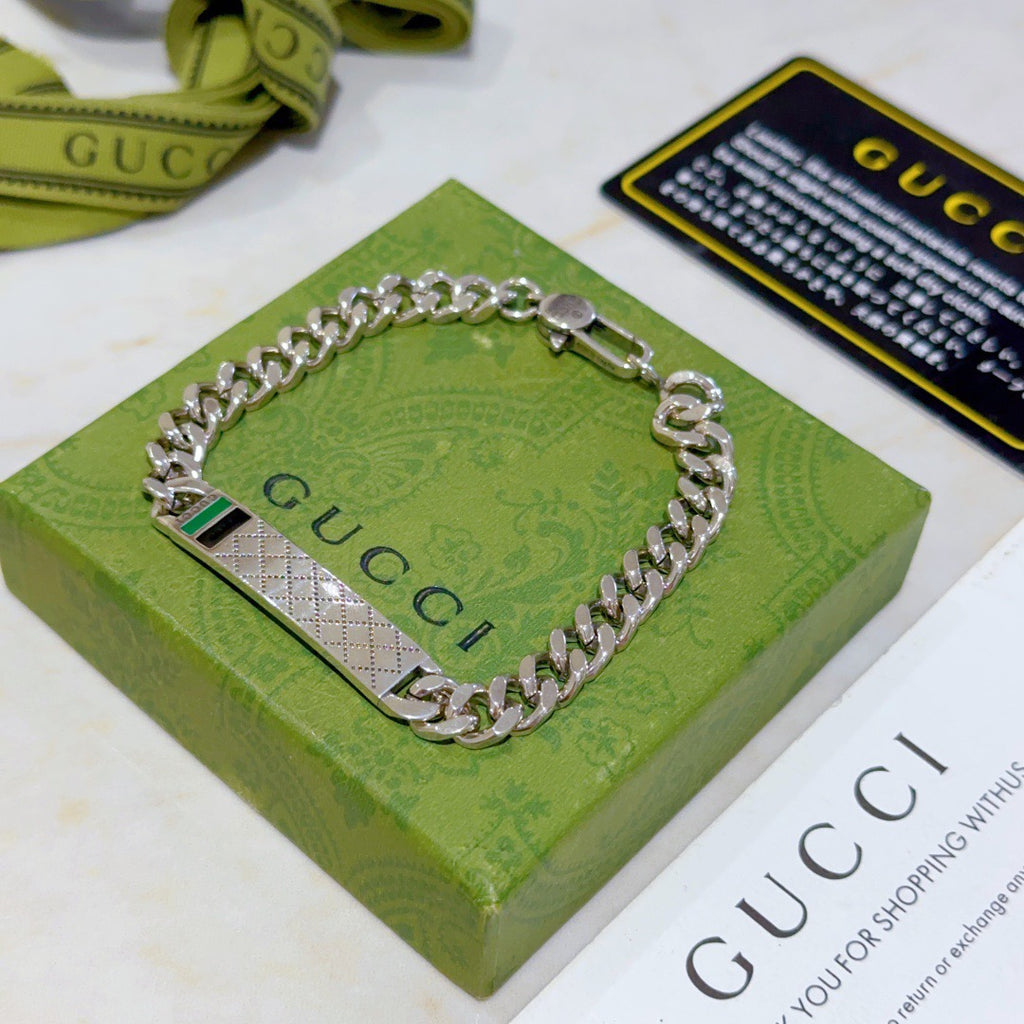 Gucci Enamel Green Bracelet - album image 1
