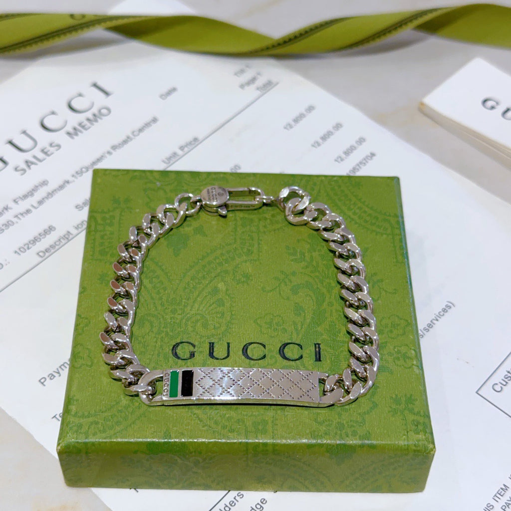 Gucci Enamel Green Bracelet - album image 5
