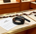 Hermès Black Leather Double-Strand Anchor Bracelet - album image 1