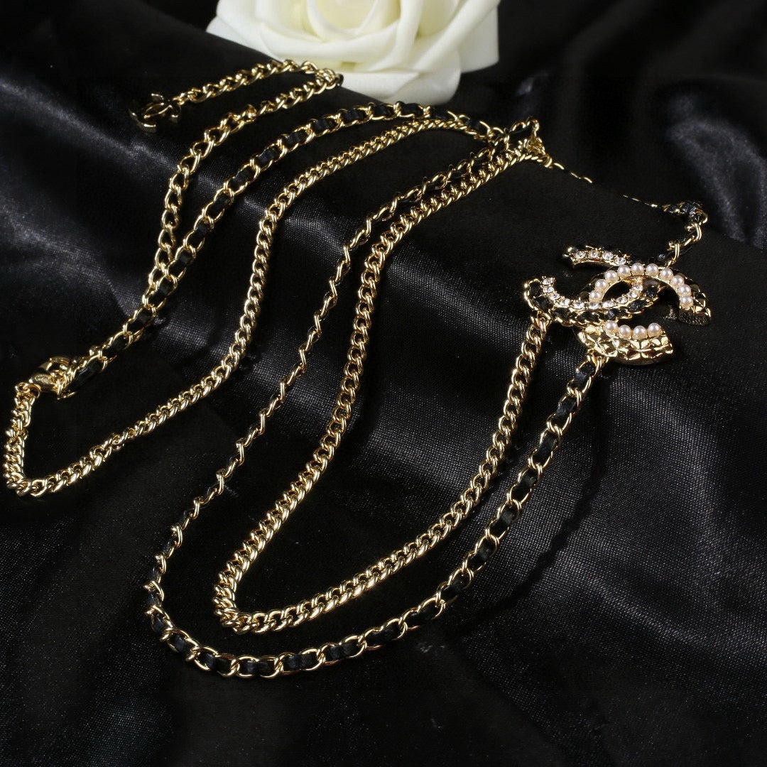 Chanel Gold-Tone Long CC Chain Necklace - album image 6