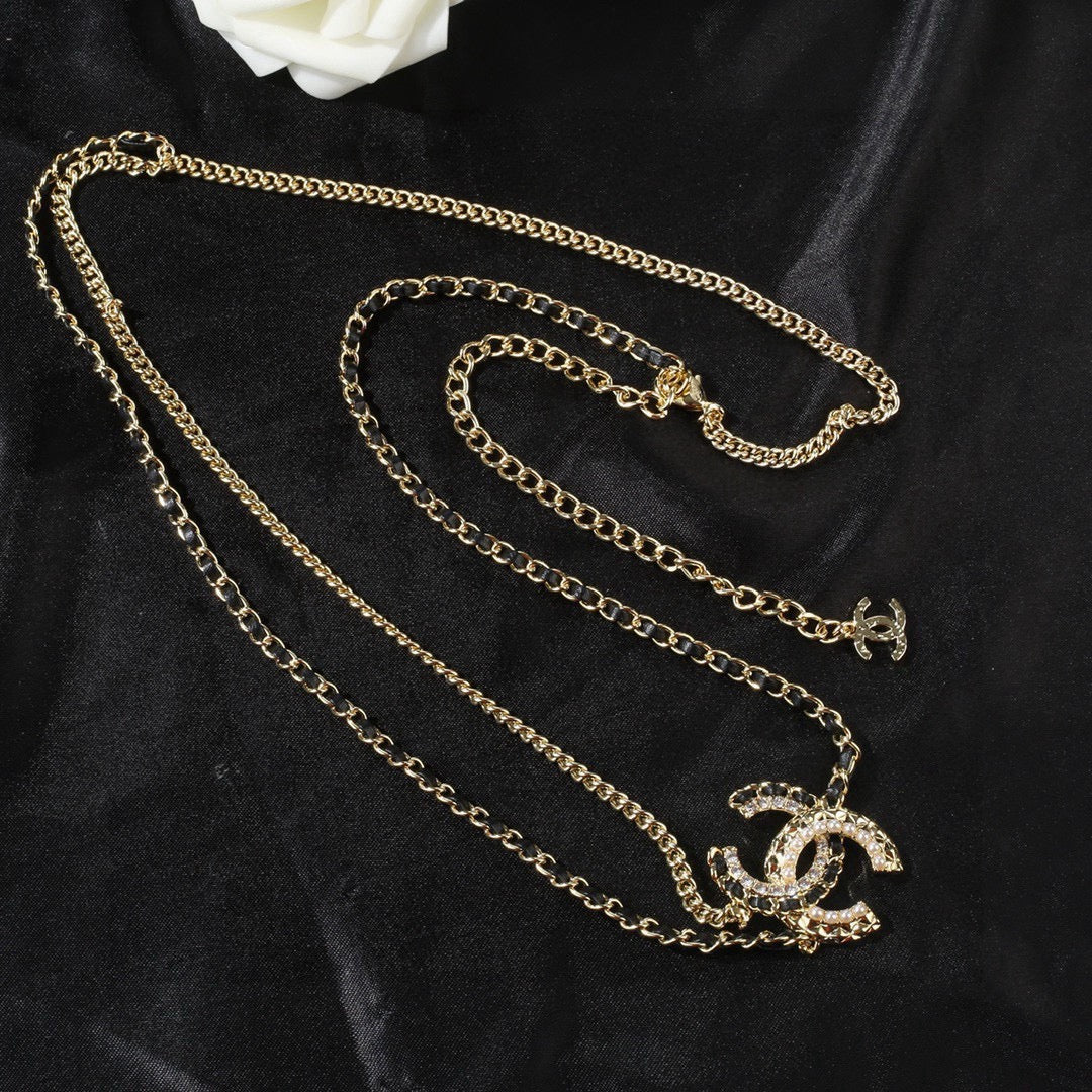 Chanel Gold-Tone Long CC Chain Necklace - album image 2