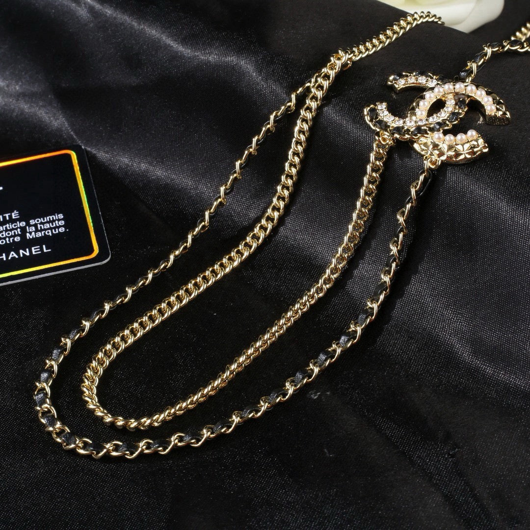 Chanel Gold-Tone Long CC Chain Necklace - album image 7