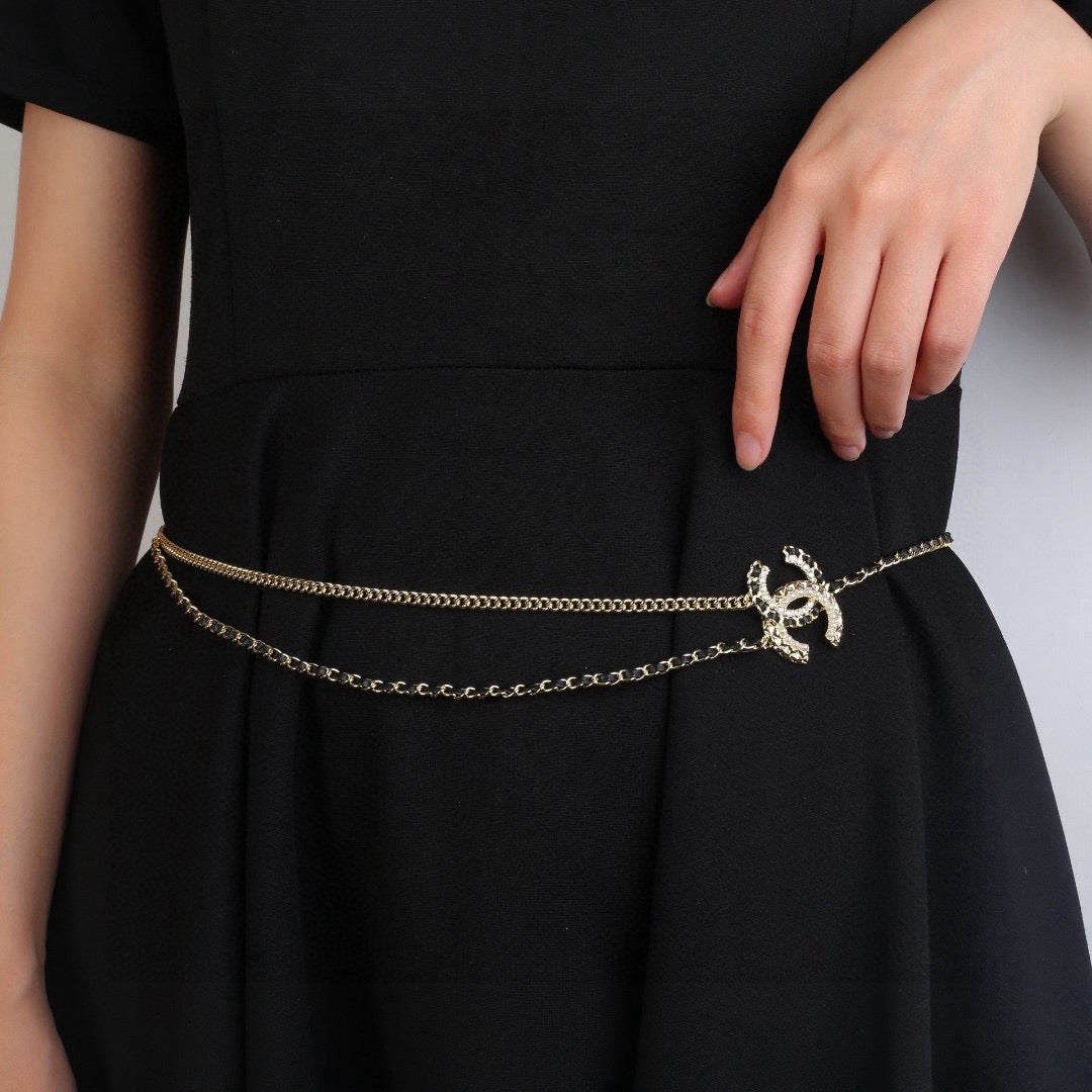 Chanel Gold-Tone Long CC Chain Necklace - album image 8