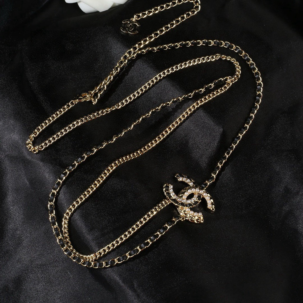 Chanel Gold-Tone Long CC Chain Necklace - album image 3