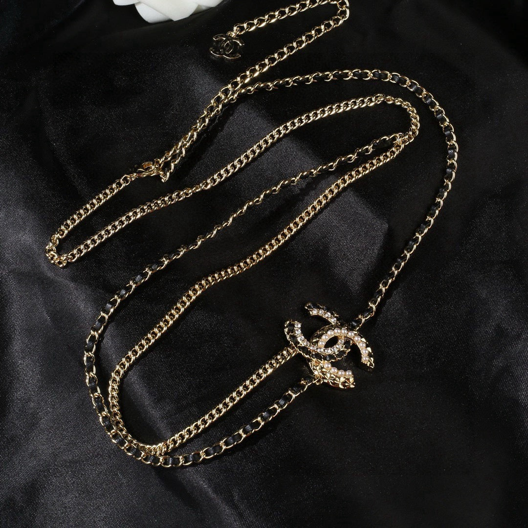 Chanel Gold-Tone Long CC Chain Necklace - album image 3
