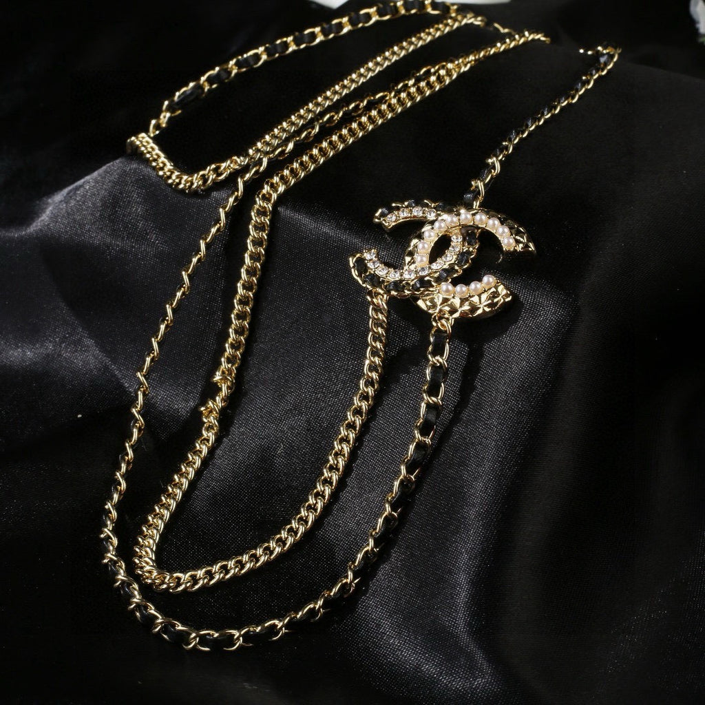 Chanel Gold-Tone Long CC Chain Necklace - album image 5