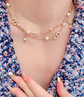 Dior Pearl-Look Bead and Letter Necklace - product image 1
