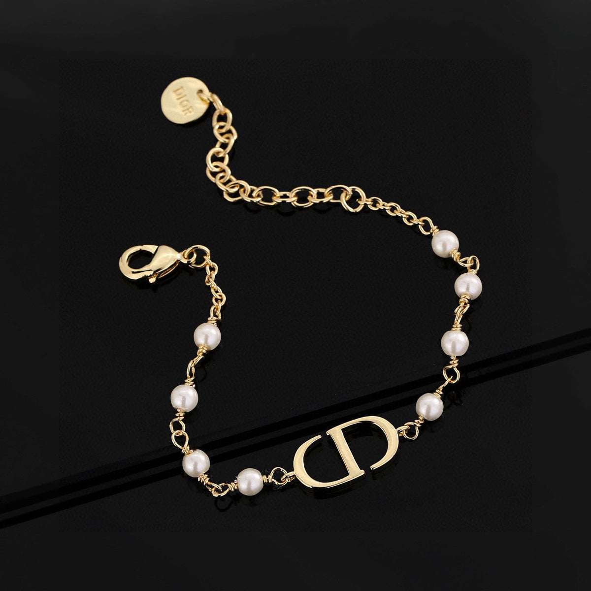 Dior CD Pearl-Look Station Bracelet - product image 1