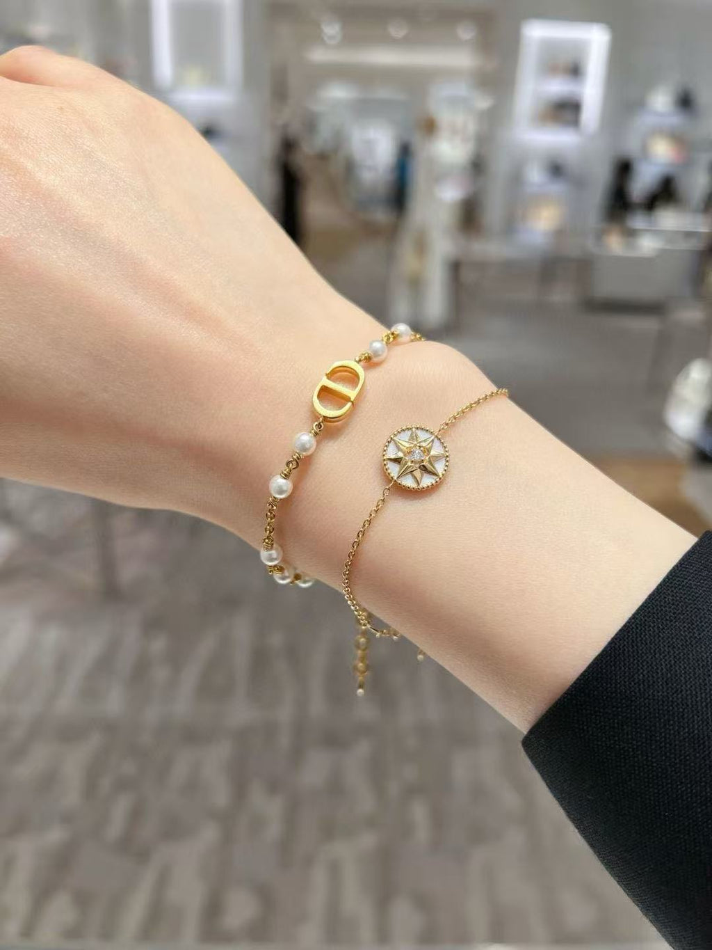 Dior CD Pearl-Look Station Bracelet - product image 6