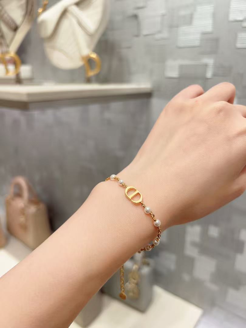Dior CD Pearl-Look Station Bracelet - product image 2
