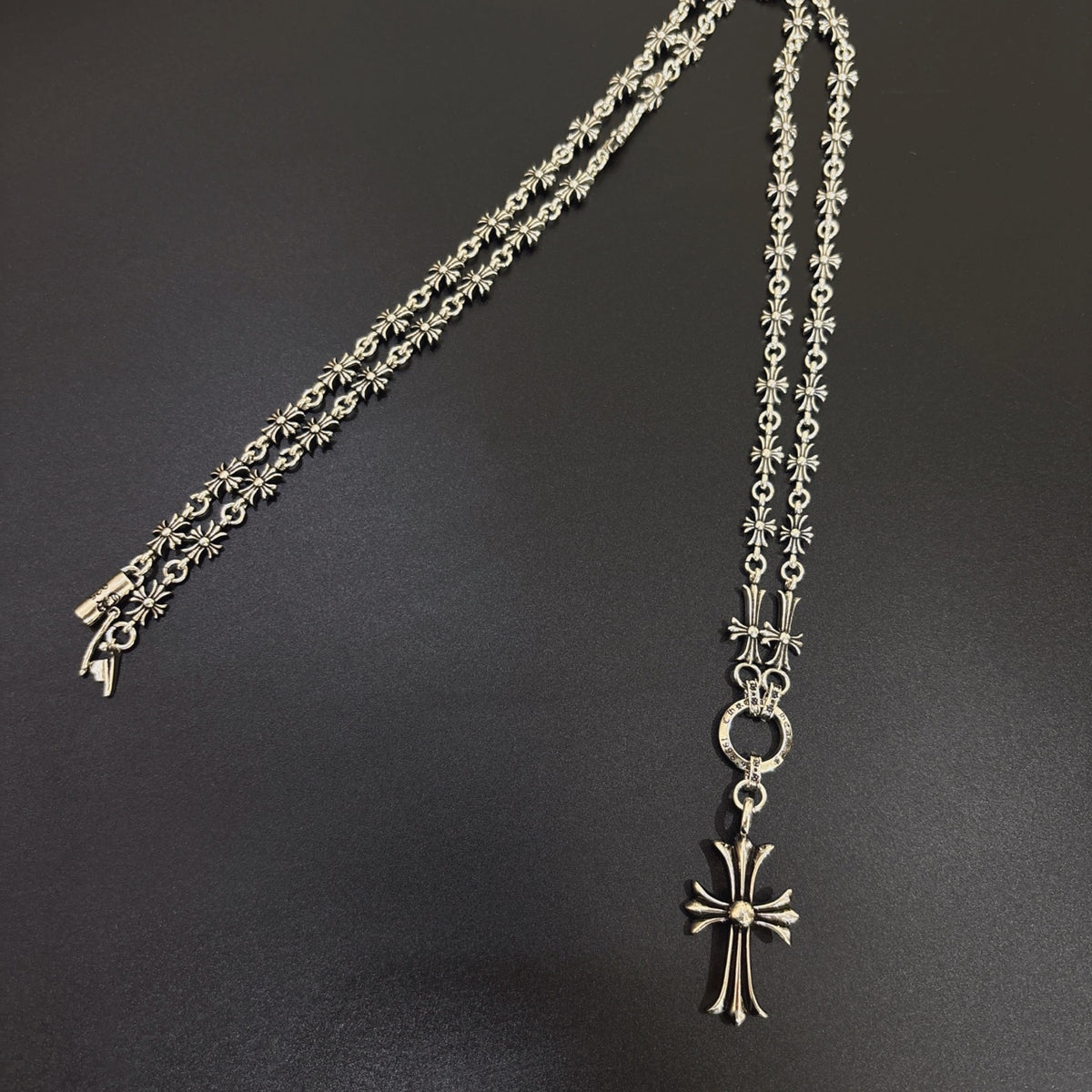 Chrome Hearts Ring Connector Cross Necklace - album image 4
