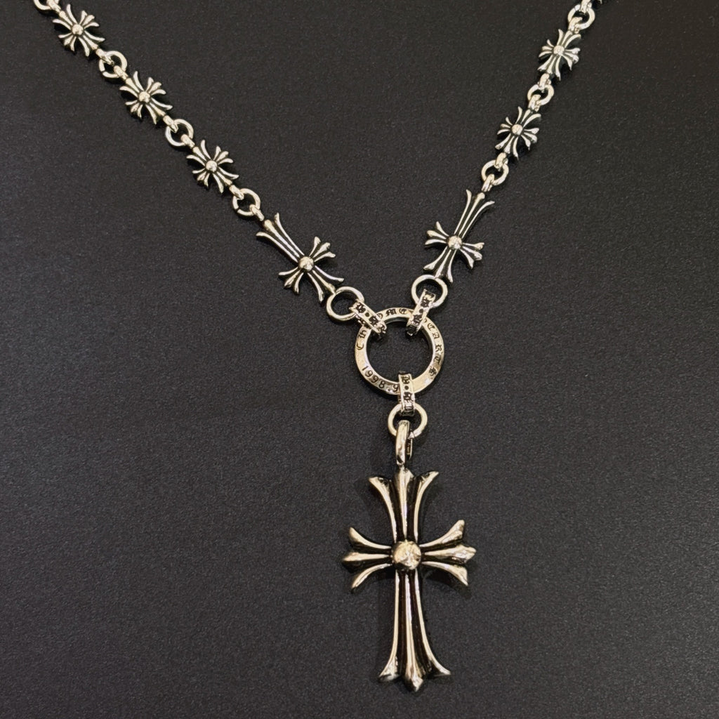Chrome Hearts Ring Connector Cross Necklace - album image 1