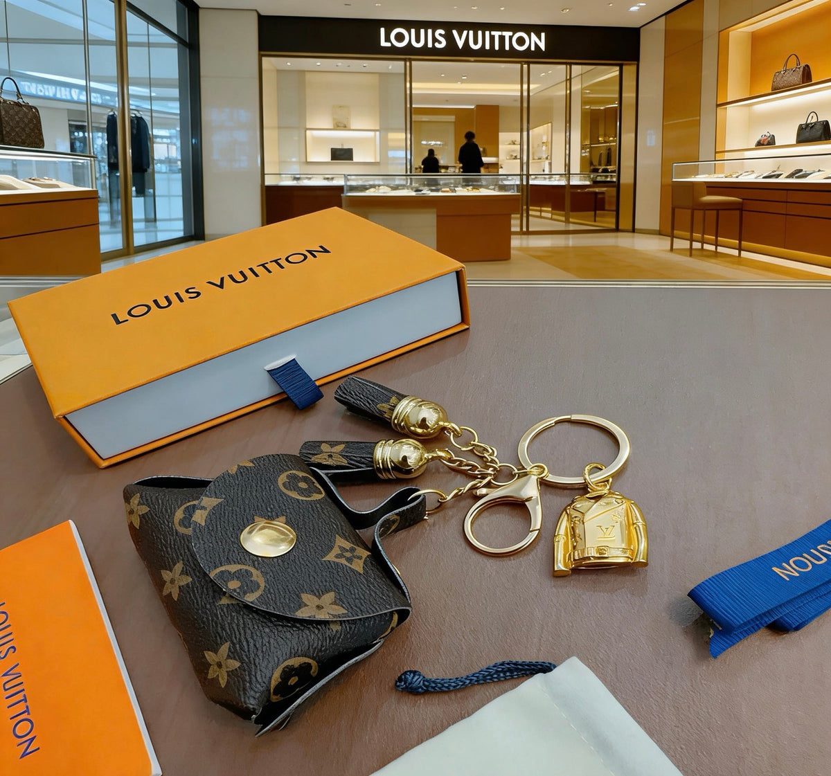 Louis Vuitton Mini Bag Keychain in Two Colors - album image 4