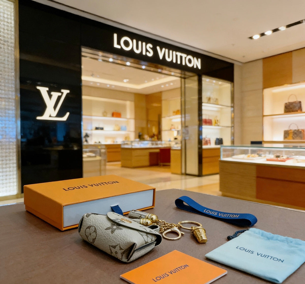 Louis Vuitton Mini Bag Keychain in Two Colors - album image 3