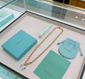Tiffany & Co. Gold-Tone Link Pendant Necklace - album image 1