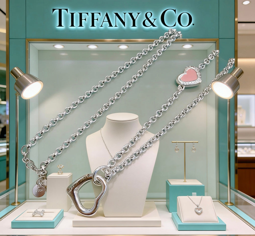 Tiffany & Co. Open Heart Long Link Necklace - album image 1