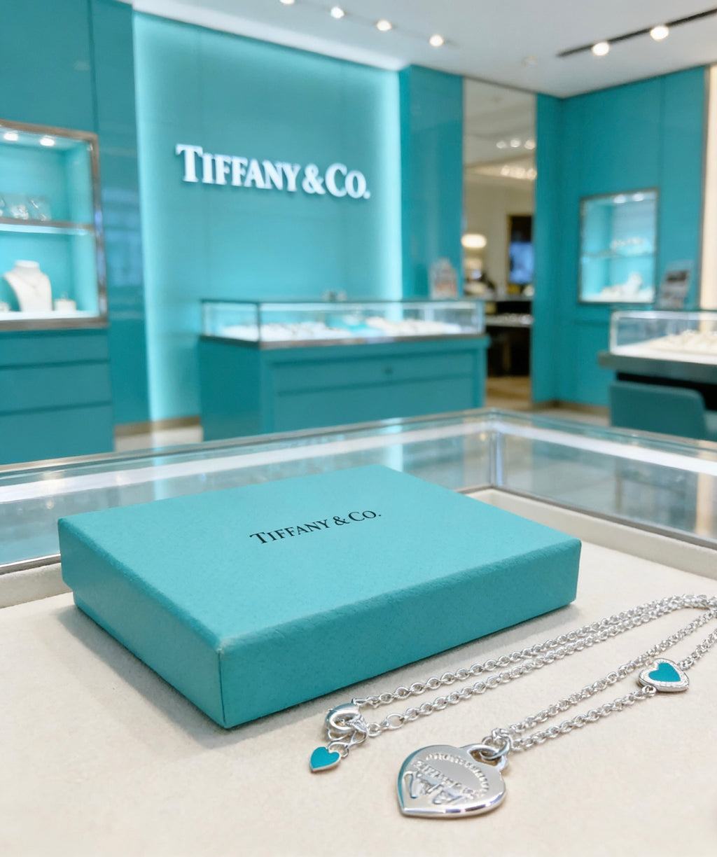 Tiffany & Co. Slim Rectangular Tag Necklace - album image 3