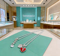 Tiffany & Co. Red Heart Double Chain Necklace - album image 1