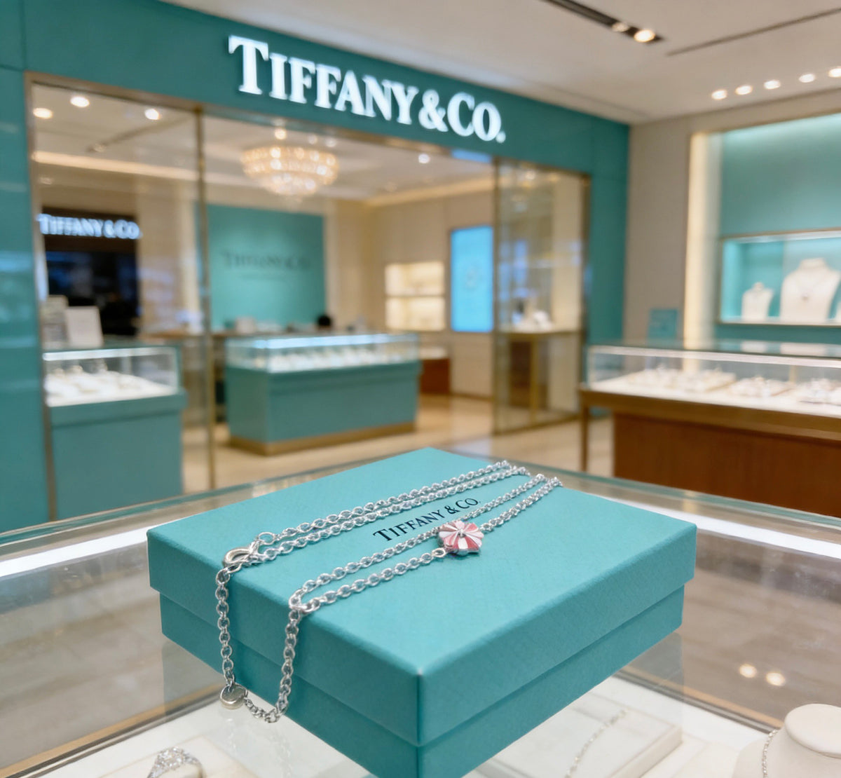 Tiffany & Co. Small Round Pendant Chain Necklace - album image 5