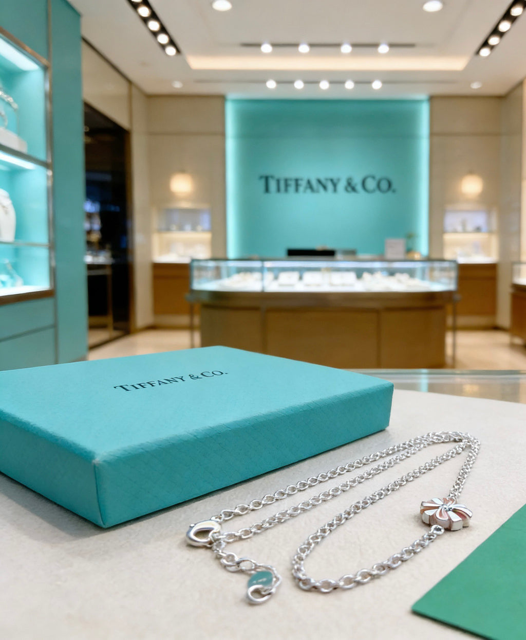Tiffany & Co. Small Round Pendant Chain Necklace - album image 1