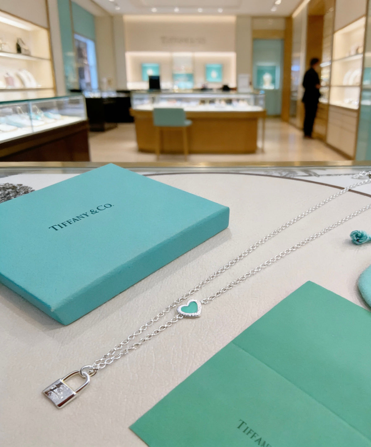 Tiffany & Co. Rectangular Clasp Fine Necklace - album image 1