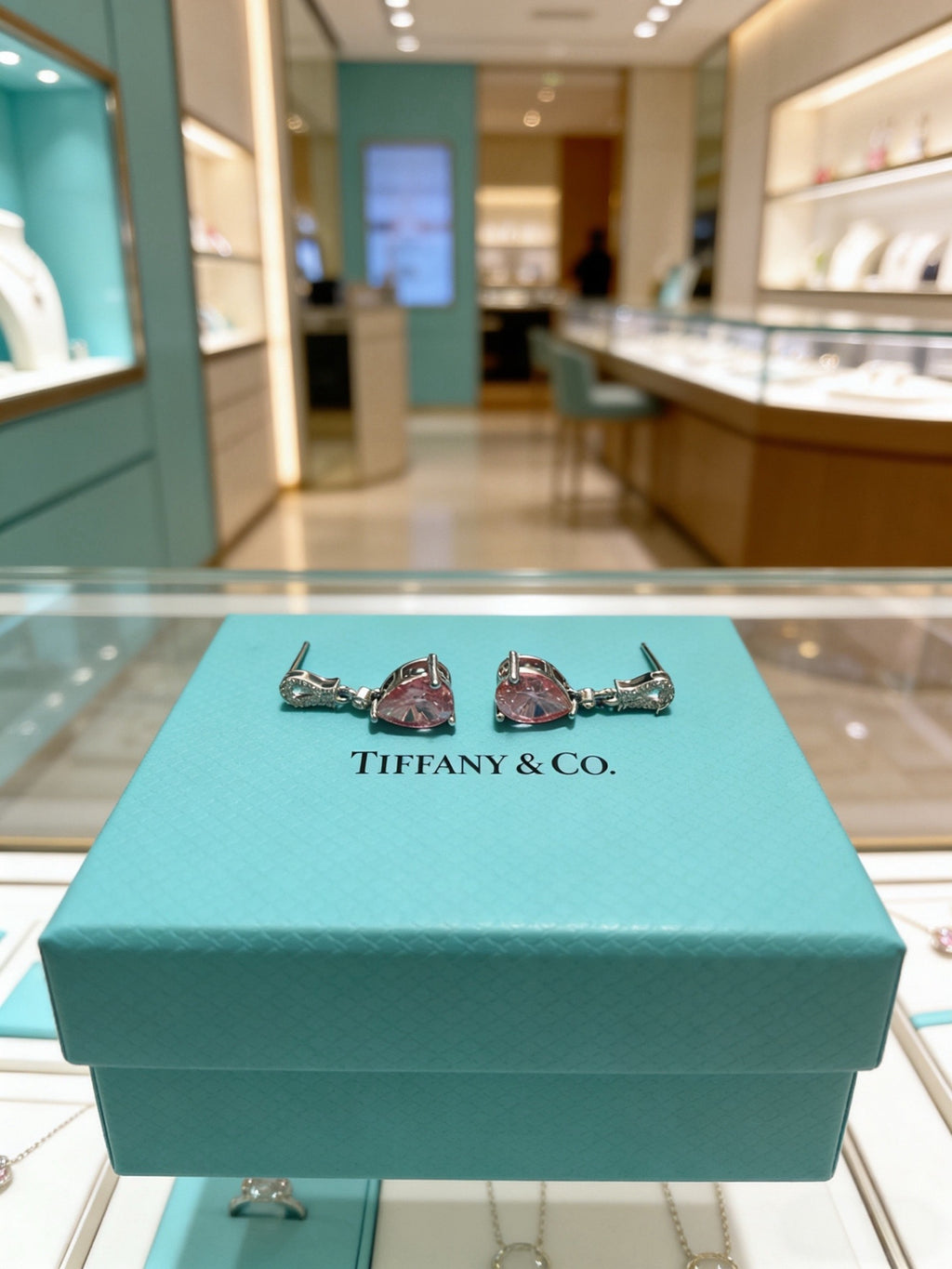Tiffany & Co. Pink Bird Motif Earrings - album image 8