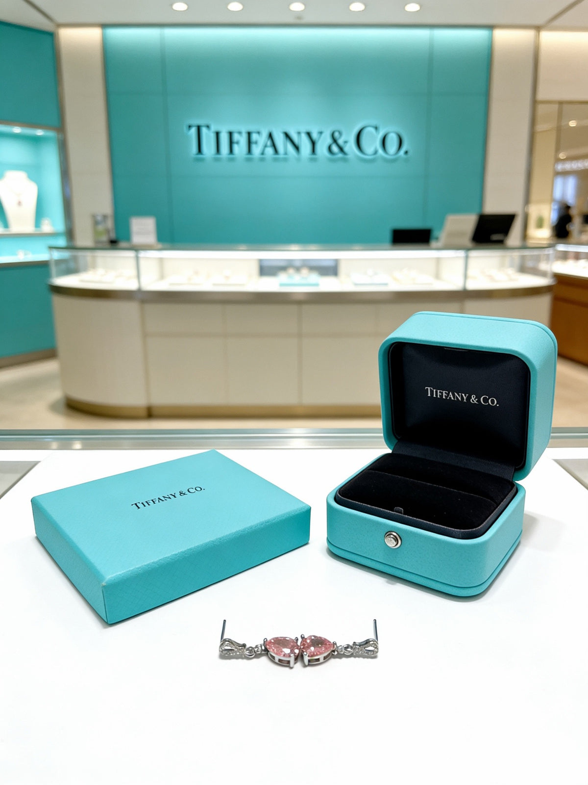 Tiffany & Co. Pink Bird Motif Earrings - album image 4