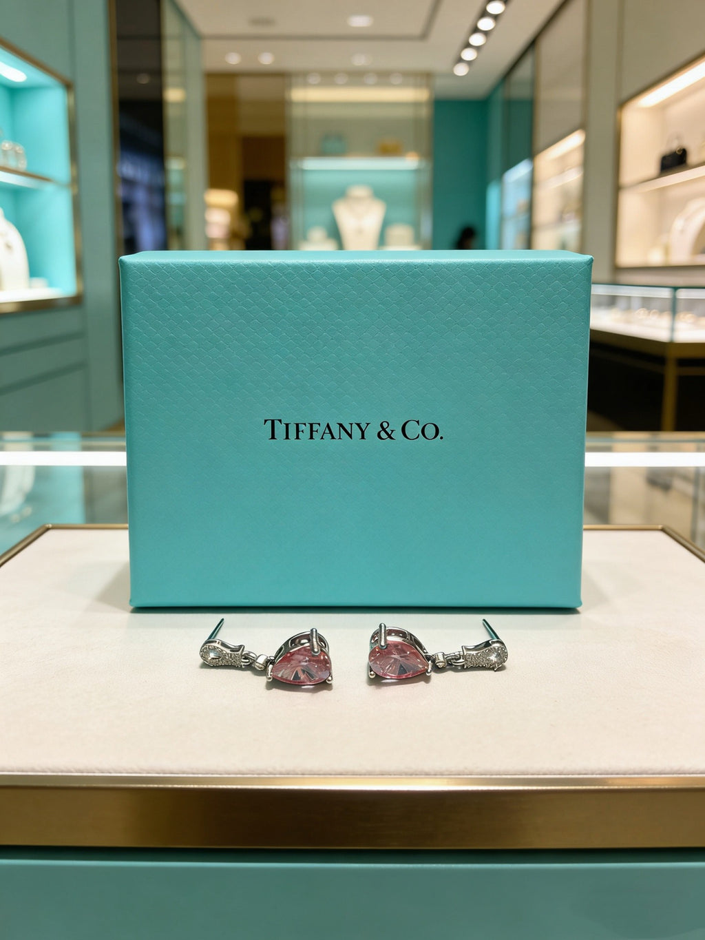 Tiffany & Co. Pink Bird Motif Earrings - album image 6