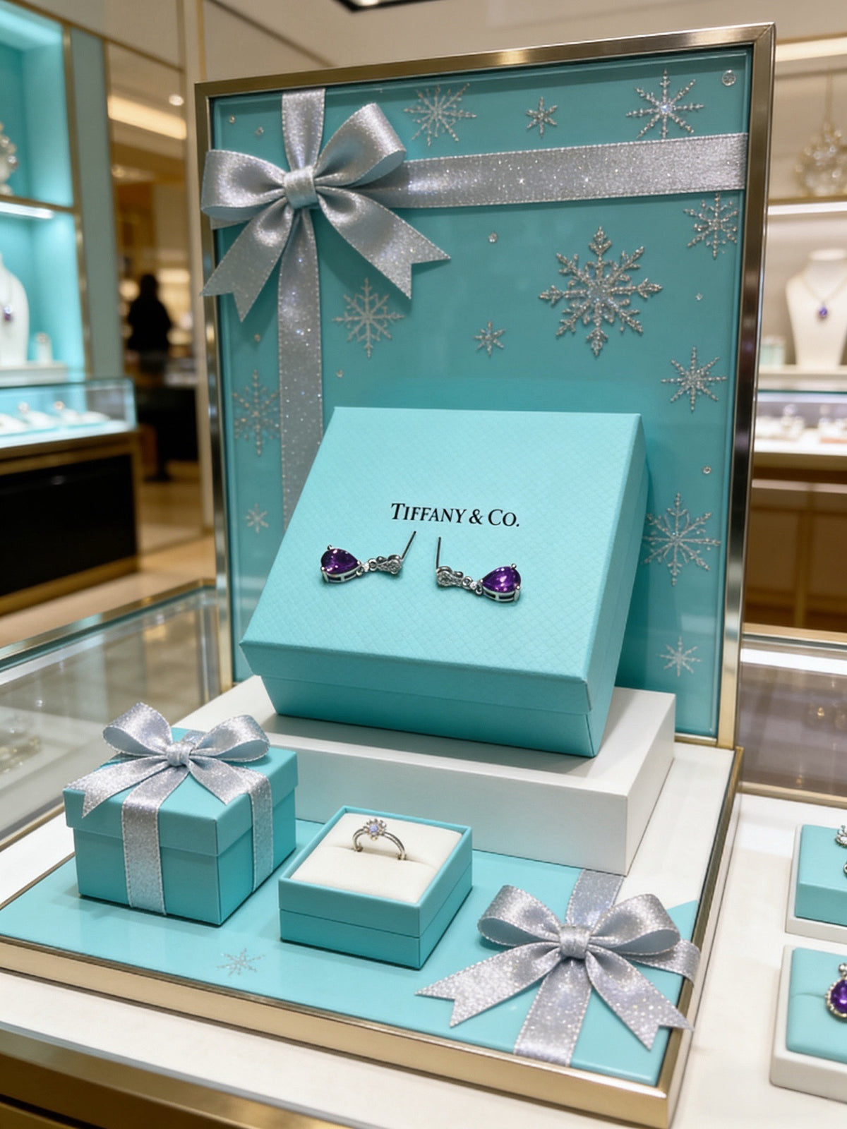 Tiffany & Co. Purple Drop Accent Earrings - album image 6