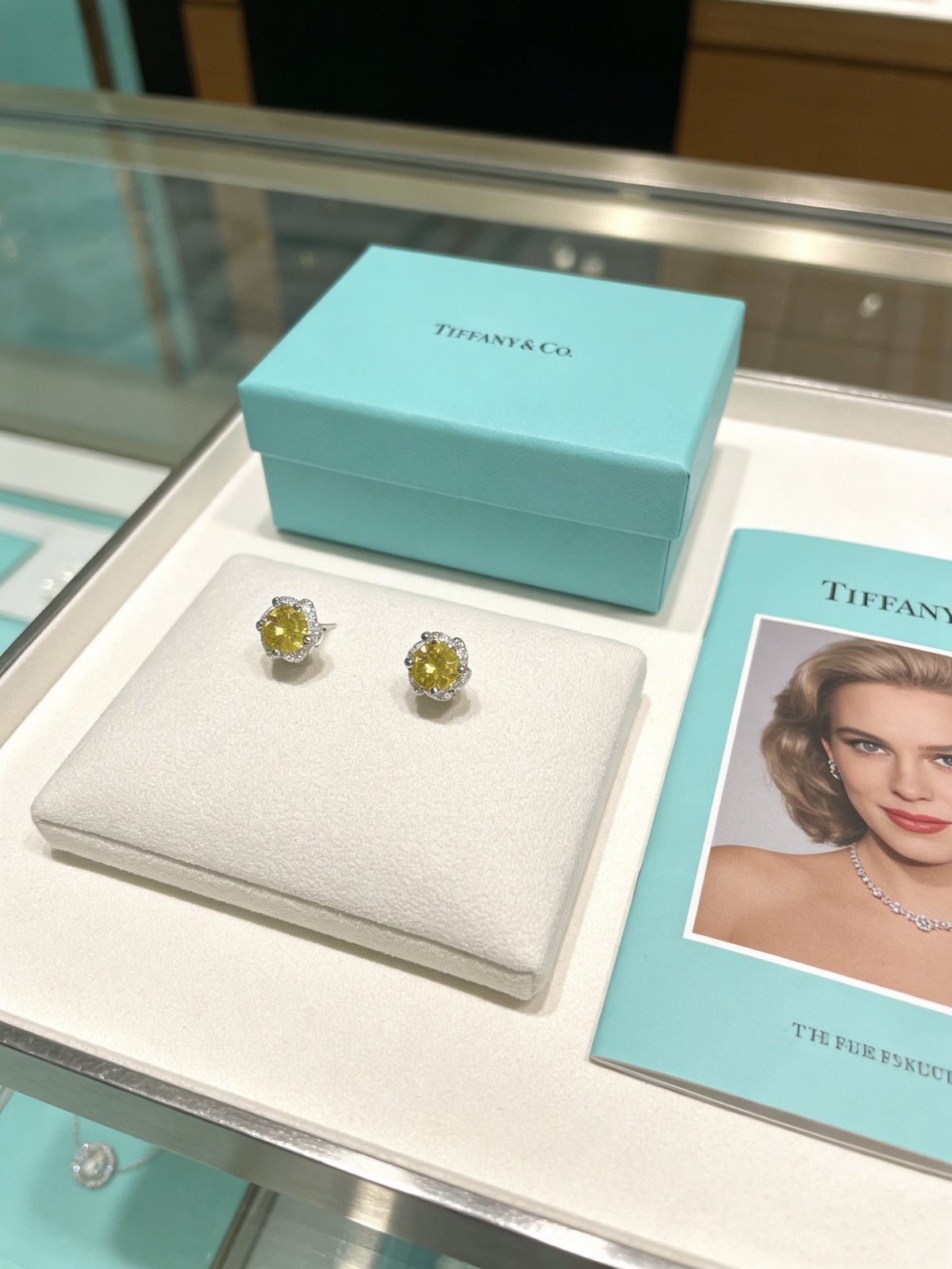 Tiffany & Co. Yellow Floral Stud Earrings - album image 5